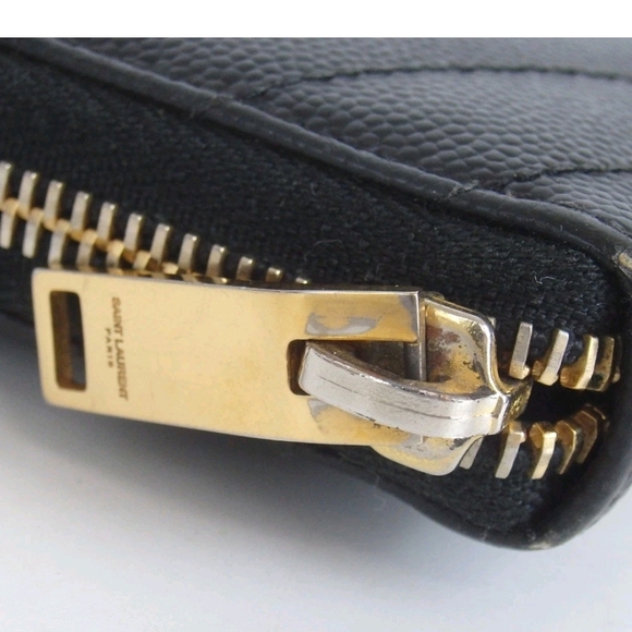 Authentic Saint Laurent Cassandra  long wallet leather - Picture 12 of 16